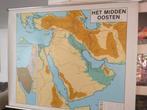 mooie schoolkaart van het Midden Oosten, Ophalen of Verzenden, Aardrijkskunde