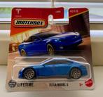 Matchbox Tesla Model S blauw, Hobby en Vrije tijd, Modelauto's | Overige schalen, Ophalen of Verzenden, Nieuw