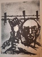 Originele Lithografie - Indrukwekkend Kunstwerk Jan Stolk, Antiek en Kunst, Ophalen of Verzenden