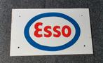 Esso metalen reklamebord benzinepomp, Verzamelen, Merken en Reclamevoorwerpen, Ophalen of Verzenden, Gebruikt, Reclamebord