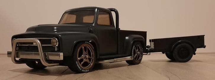 RC Tamiya American PICKUP Midnight Pumpkin Lowrider., Hobby en Vrije tijd, Modelbouw | Radiografisch | Auto's, Zo goed als nieuw