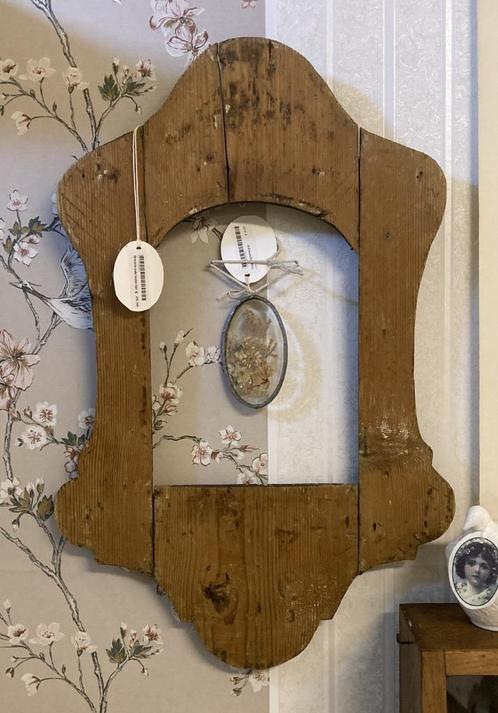 Brocante oude houten lijst - fotolijst, Antiek en Kunst, Curiosa en Brocante, Ophalen of Verzenden