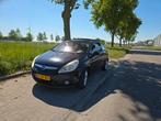 Opel Corsa 1.4 16V vol automaat/climate/pdc/carkit/open dak, 15 km/l, Zwart, 4 cilinders, Leder en Stof