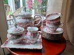 Seltmann Weiden Bavaria 6 delig servies rood/roze, Antiek en Kunst, Ophalen