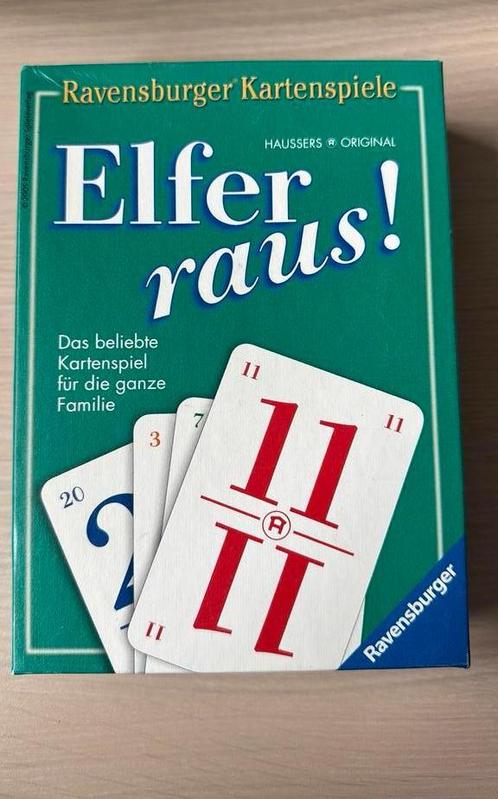 Elfer Raus kaartspel van Ravensburger, Hobby en Vrije tijd, Gezelschapsspellen | Kaartspellen, Zo goed als nieuw, Een of twee spelers