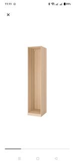 Ikea Pax dubbele kast met planken en roede, Overige materialen, Gebruikt, 200 cm of meer, Met hangruimte