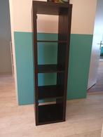 Kallax open kast, zwartbruin (Ikea) - 42x39x147 cm, Huis en Inrichting, Kasten | Wandmeubels, Ophalen, Met plank(en), Gebruikt