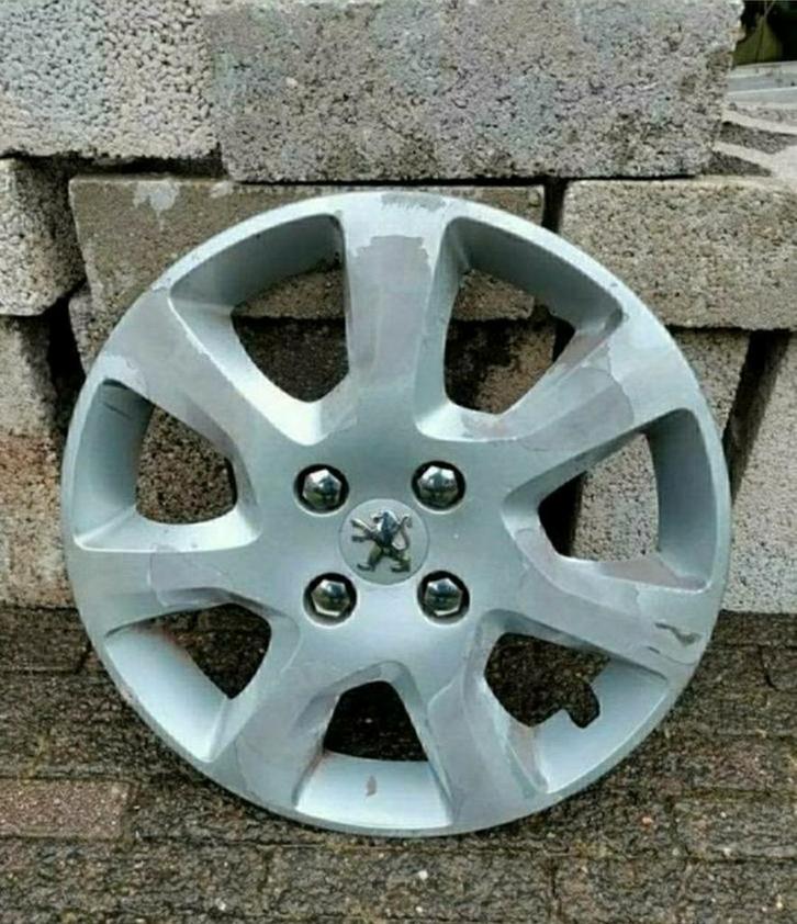 Wieldop Peugeot doorsnede 44 cm,merk,embleem,kunststof, Auto diversen, Wieldoppen, Gebruikt, Ophalen of Verzenden