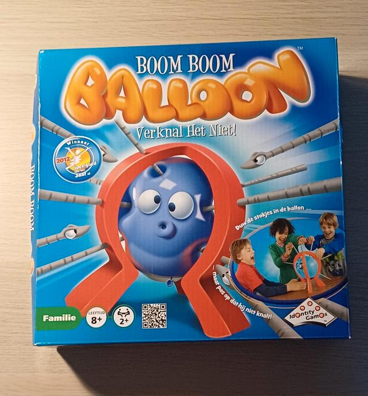 Spel 'Boom Boom Balloon', Hobby en Vrije tijd, Gezelschapsspellen | Overige, Gebruikt, Ophalen of Verzenden