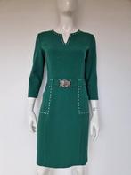 Caroline Biss jurk. Maat 38. Groen/studs., Maat 38/40 (M), Nijmegen, Verhip-vintage.nl, Ophalen of Verzenden