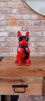 28cm Franse Bulldog met Bril Beeld♥️SALE VERKOOP♥️, Verzamelen, Ophalen of Verzenden, Nieuw, Dier