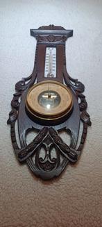 Antiek barometer of weerstation .houten barometer. Antieke, Audio, Tv en Foto, Weerstations en Barometers, Ophalen of Verzenden