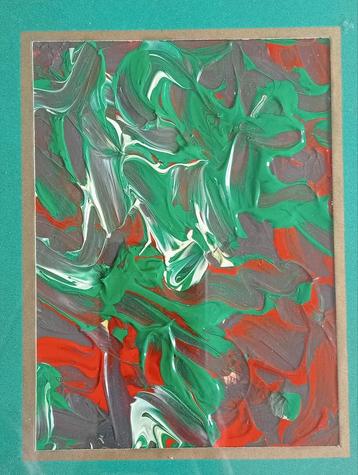 Abstract schilderij  beschikbaar voor biedingen