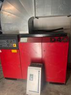 Zware schroefcompressor ECOAIR D40, Doe-het-zelf en Verbouw, Compressors, Ophalen, Geluidgedempt, Gebruikt, 800 liter/min of meer