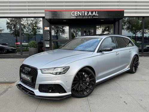 Audi RS6 Avant 4.0 TFSI Quattro Performance 605PK|Pano|Keram, Auto's, Audi, Bedrijf, Te koop, RS6, 4x4, ABS, Adaptive Cruise Control