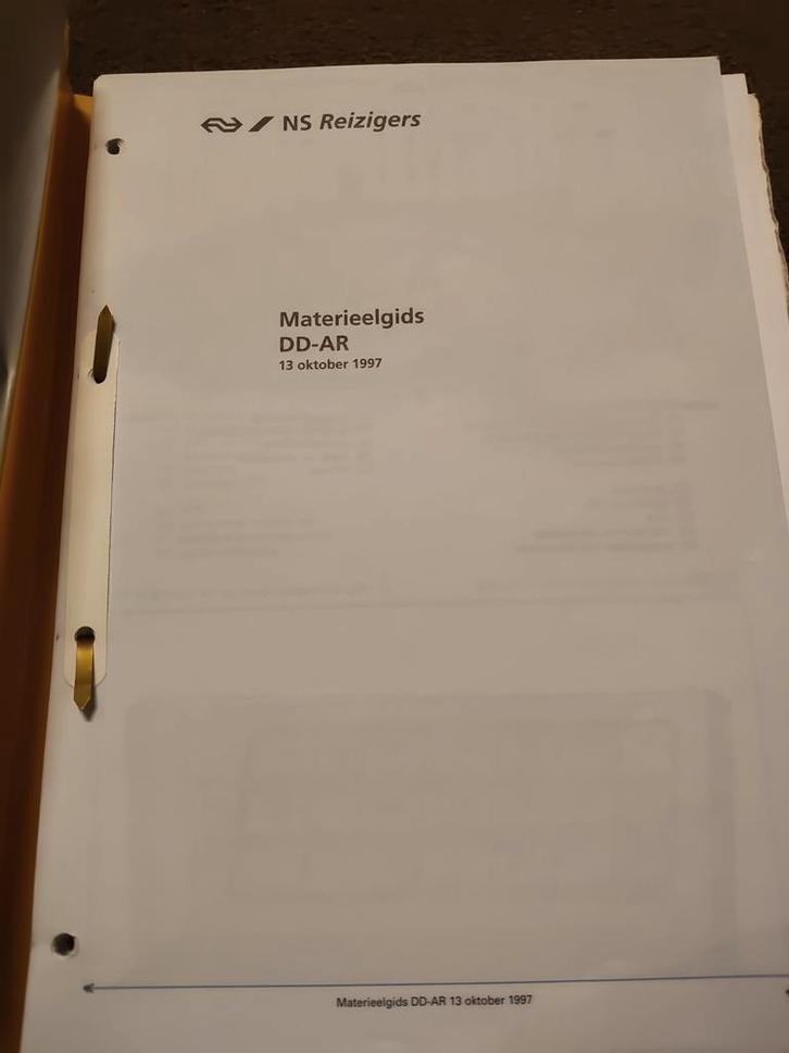 🖕AANBIEDING-NS Materieelgids DD-AR 1997, Verzamelen, Spoorwegen en Tramwegen, Gebruikt, Trein, Overige typen, Ophalen of Verzenden