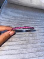 Roze Armband met Kristallen, Sieraden, Tassen en Uiterlijk, Armbanden, Met kristal, Gebruikt, Staal, Ophalen of Verzenden