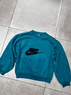NIKE AIR RETRO VINTAGE GROEN BLAUW SWEATER TRUI MAAT M, Maat 38/40 (M), Nike, Ophalen of Verzenden, Zo goed als nieuw
