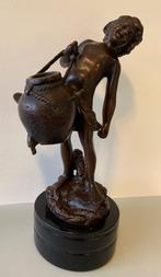 Bronzen Beeld Auguste Moreau (1834-1917, Antiek en Kunst, Antiek | Koper en Brons, Ophalen, Brons