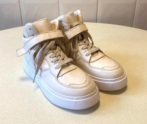 Nieuw Shoeby leer beige hoge veterschoenen maat 39, Kleding | Dames, Schoenen, Nieuw, Schoenen met lage hakken, Beige, Ophalen of Verzenden
