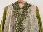 Zijden Indiase tuniek mt 38, Ophalen of Verzenden, Zo goed als nieuw, Maat 38/40 (M), Groen