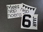 Raamsticker verjaardag – naam, leeftijd en “hiep hiep hoera”, Ophalen of Verzenden, Nieuw, Versiering, Verjaardag