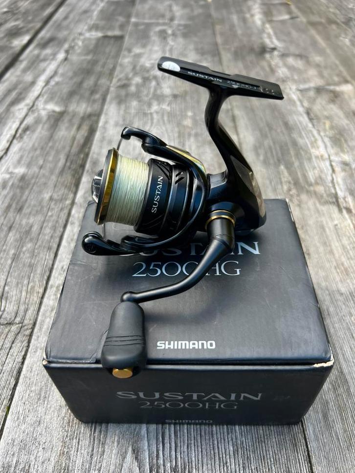 Shimano sustain FJ, Watersport en Boten, Hengelsport | Roofvissen, Gebruikt, Molen, Ophalen of Verzenden