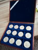 Set van 12 Koala munten elk 1 Oz in luxe cassette, Postzegels en Munten, Edelmetalen en Baren, Ophalen of Verzenden, Zilver