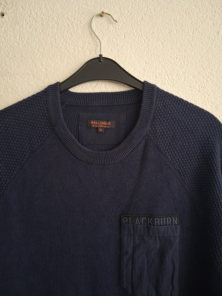 Hallinger Heren Trui - Blauw - Maat XL, Kleding | Heren, T-shirts, Blauw, Hallinger, Maat 56/58 (XL), Ophalen of Verzenden