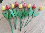 9 houten tulpen, Huis en Inrichting, Ophalen of Verzenden, Nieuw