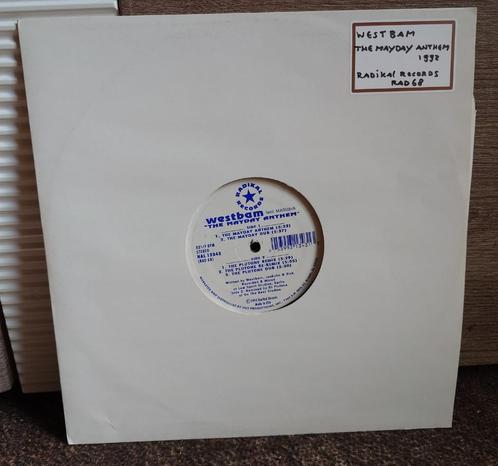 WestBam – The Mayday Anthem (12'' Vinyl), Cd's en Dvd's, Vinyl | Dance en House, Verzenden