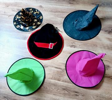 Diverse heksen hoeden nieuw alles in 1 koop beschikbaar voor biedingen