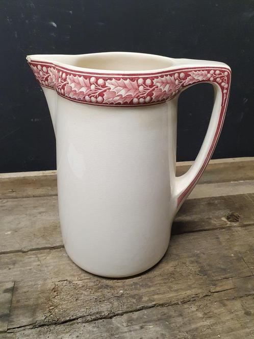 2064 vintage aardewerk lampetkan kan waterkan antiek 24 cm, Antiek en Kunst, Curiosa en Brocante, Ophalen of Verzenden