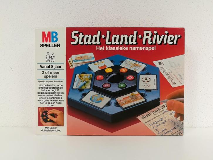 Stad-Land-Rivier [A94], Hobby en Vrije tijd, Gezelschapsspellen | Bordspellen, Gebruikt, Ophalen of Verzenden