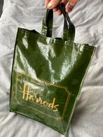 Harrods Tote bag in green colour, Ophalen of Verzenden, Gebruikt, Groen, Shopper