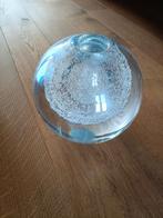 LEERDAM spijkerglas, Huis en Inrichting, Woonaccessoires | Vazen, Ophalen of Verzenden, Zo goed als nieuw, Minder dan 50 cm