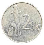 Slowakije 2 Korun 1994, Postzegels en Munten, Munten | Europa | Niet-Euromunten, Losse munt, Overige landen, Verzenden