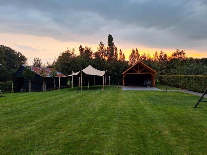 Te huur stretchtent 6x10 voor ieder feest een succes., Tuin en Terras, Partytenten, Zo goed als nieuw, Ophalen