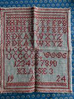 Merklap 1924, Antiek en Kunst, Antiek | Kleden en Textiel, Ophalen of Verzenden
