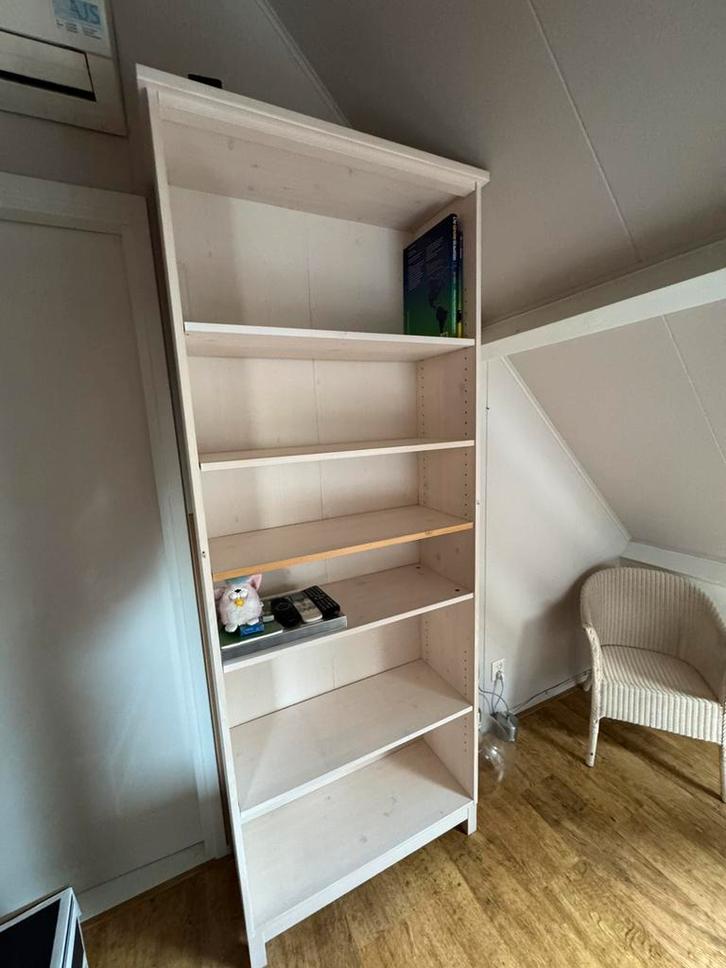 Boekenkast  mey 6 planken 215x80x31cm, Huis en Inrichting, Kasten | Boekenkasten, Gebruikt, 50 tot 100 cm, 200 cm of meer, 25 tot 50 cm