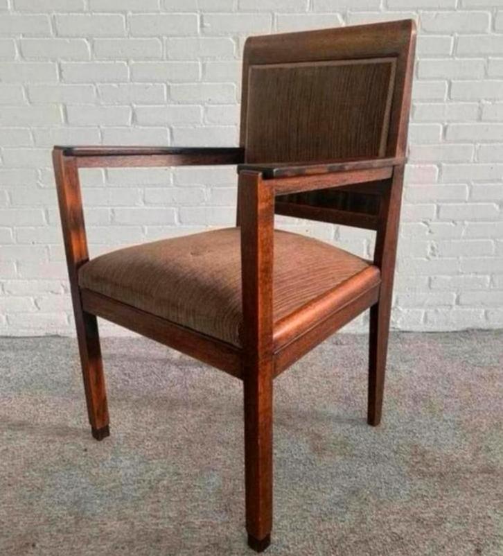 Fauteuil van firma Pander Haagse school Amsterdamse school., Antiek en Kunst, Antiek | Meubels | Stoelen en Banken, Ophalen of Verzenden