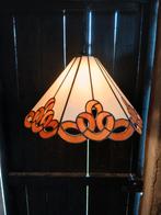 Glas in Lood Hanglamp, Huis en Inrichting, Gebruikt, Vintage, Ophalen of Verzenden, Glas