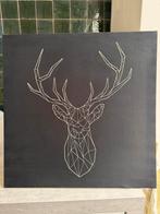 Zwart canvas met zilverdraad - IKEA, Ophalen of Verzenden, Zo goed als nieuw