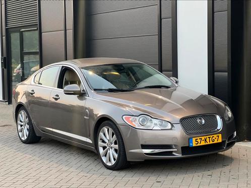 Jaguar XF 3.0 D V6 AUT 2010 Grijs Leer Apk2026, Auto's, Jaguar, Bedrijf, XF, ABS, Achteruitrijcamera, Airconditioning, Bluetooth
