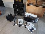 Bugaboo Donkey 2 Duo – All Black – Overcompleet, Gebruikt, Bugaboo, Luchtbanden, Ophalen