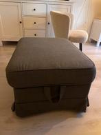 Grijze EKTORP ikea Voetenbank / Poef, Huis en Inrichting, Banken | Voetenbanken en Poefen, Ophalen, Zo goed als nieuw, 75 tot 100 cm