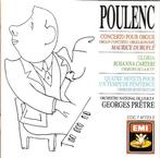 POULENC Concerto pour orgue CD DURUFLE PRETRE EMI, Ophalen of Verzenden, Modernisme tot heden, Gebruikt, Orkest of Ballet