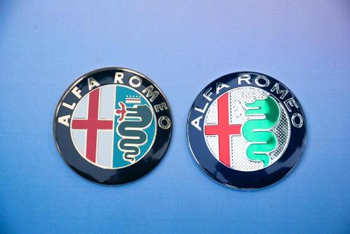 Alfa Romeo logo embleem sticker 75mm, Auto diversen, Tuning en Styling, Ophalen of Verzenden