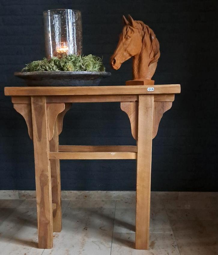 Landelijke meubeltjes, Huis en Inrichting, Tafels | Sidetables, Nieuw, 25 tot 50 cm, 100 tot 150 cm, Rechthoekig, Teakhout, Ophalen of Verzenden