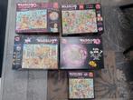 5 Wasgij Destiny puzzels (nr. 1, 3, 4, 11 en 170 jaar Jumbo), Ophalen of Verzenden, 500 t/m 1500 stukjes, Gebruikt, Legpuzzel
